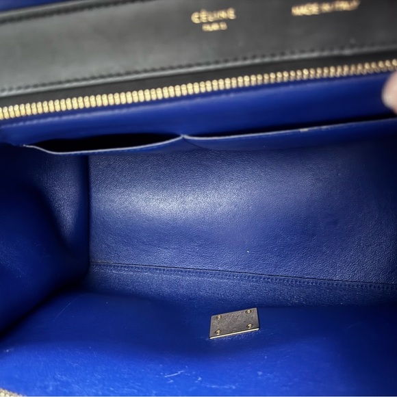 Celine Tan and Black Travel Bag - Picture 5 of 5